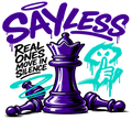 Sayless Real Ones Move in Silence Tee (Purple)