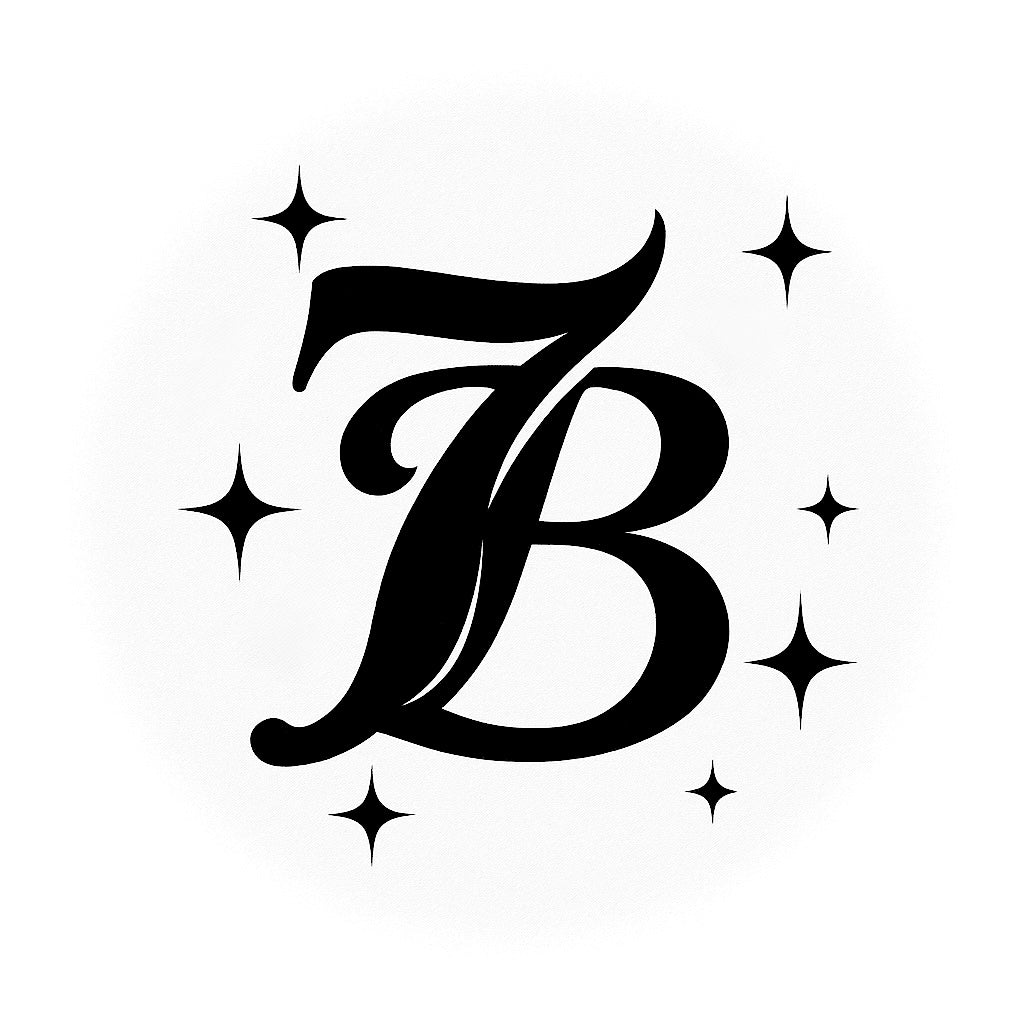 Seven Blessings 7B Monogram Tee (White)