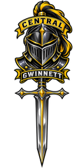 Central Gwinnett Knight Helmet and Sword Tee
