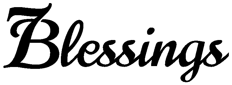 Seven Blessings Script Tee