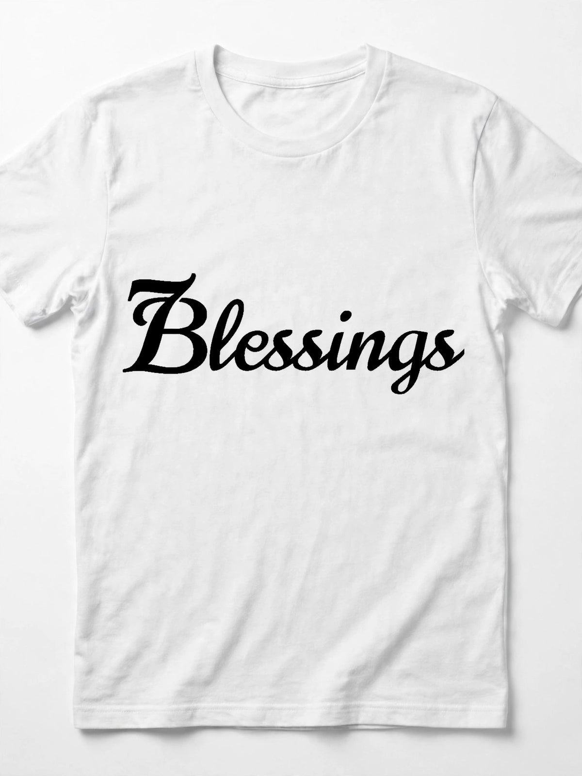 Seven Blessings Script Tee