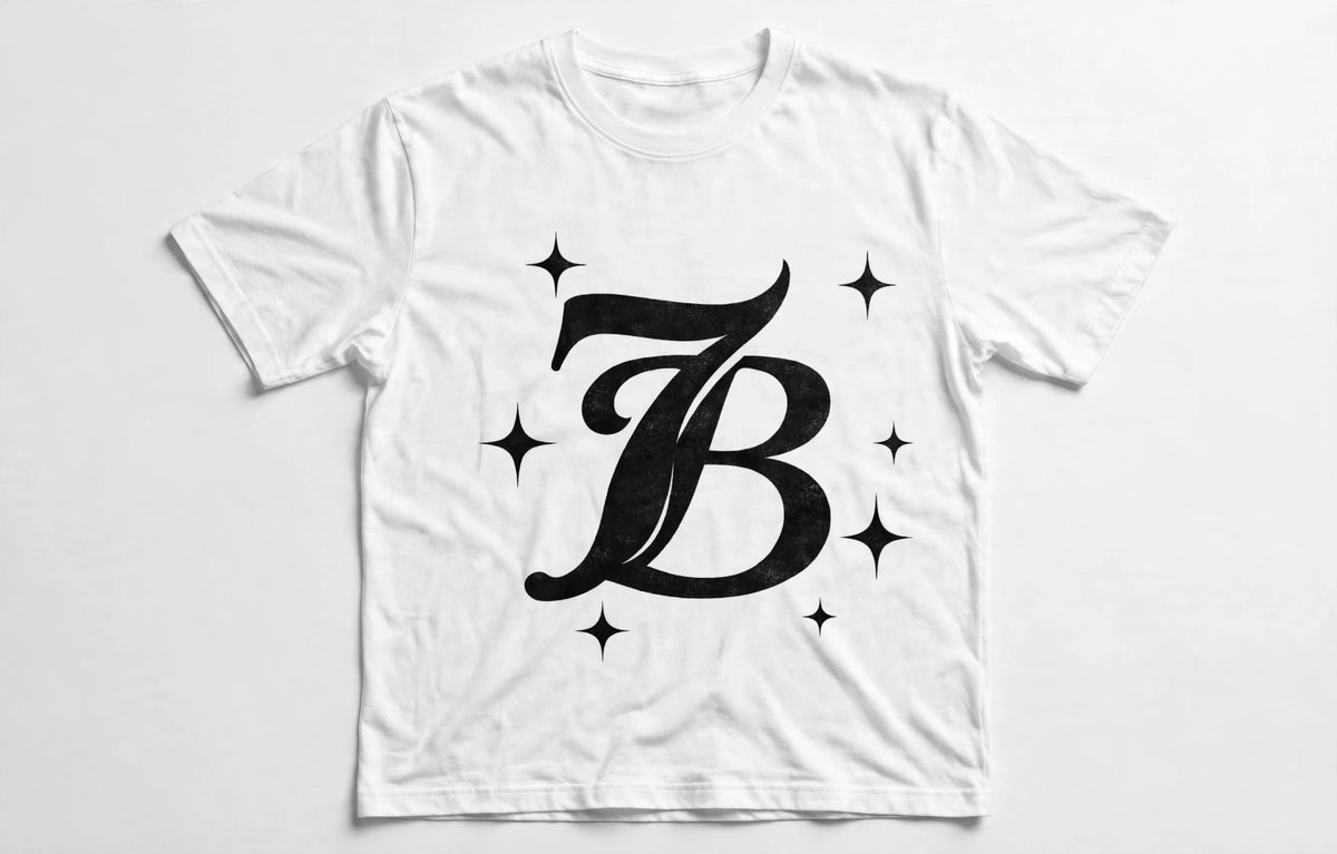 Seven Blessings 7B Monogram Tee (White)