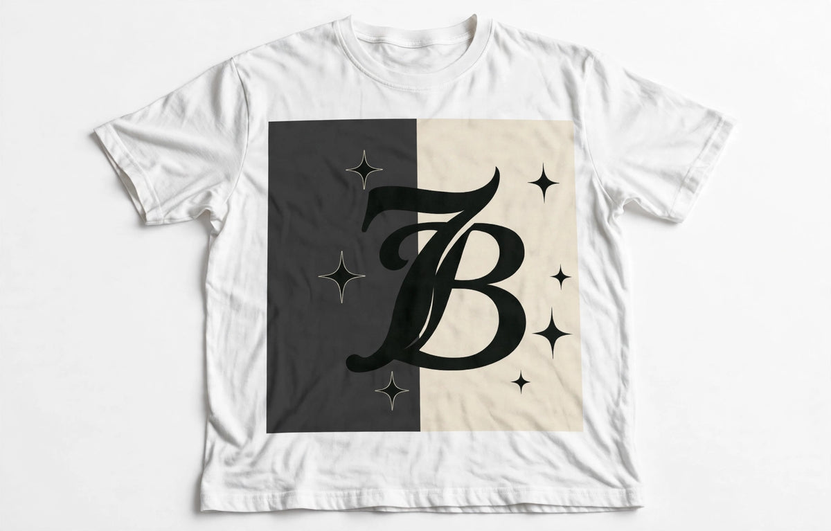 Seven Blessings 7B Monogram Tee (Two-Tone)