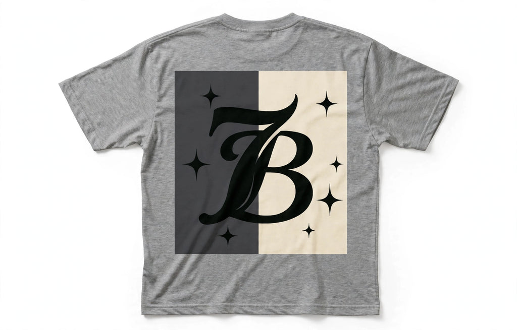 Seven Blessings 7B Monogram Tee (Two-Tone)