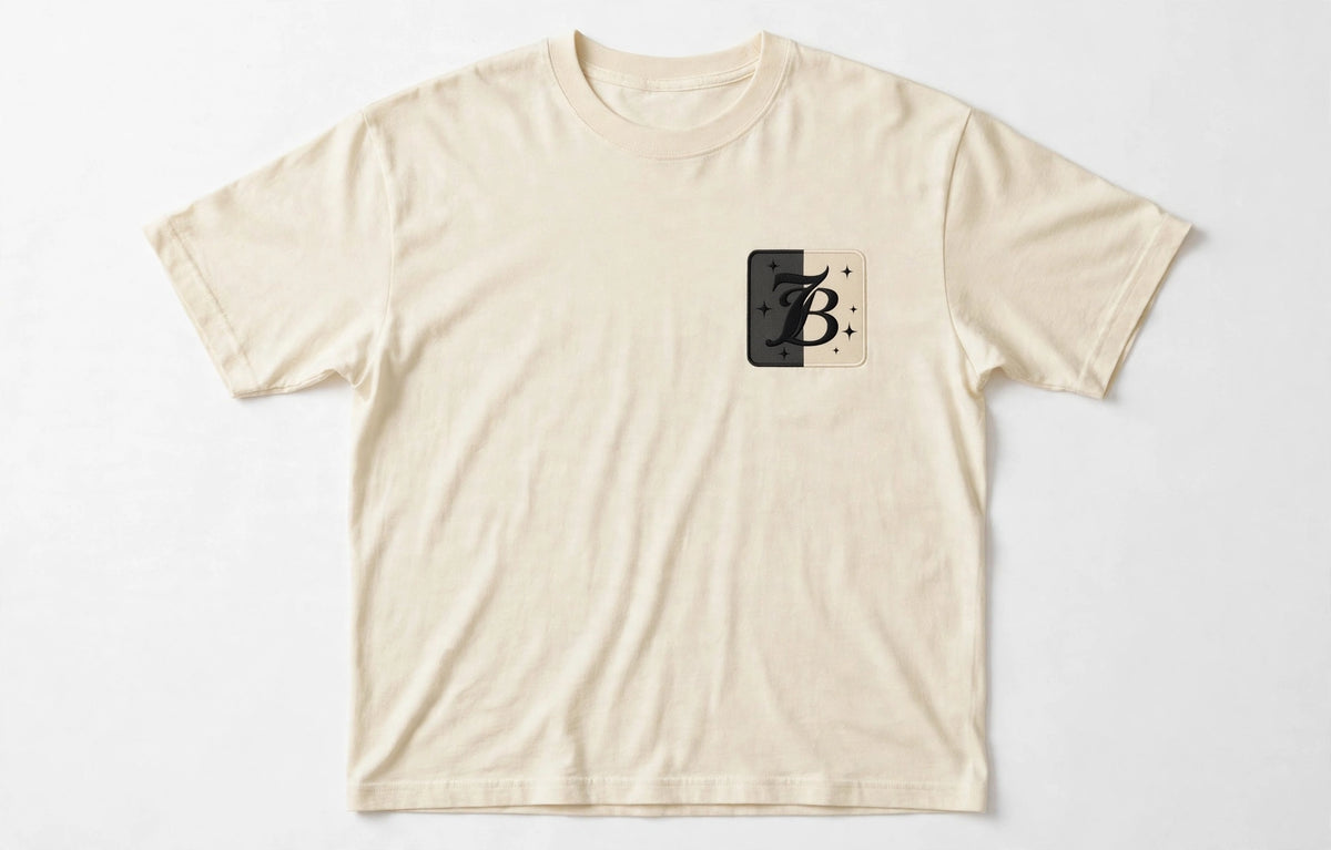 Seven Blessings 7B Monogram Tee (Two-Tone)