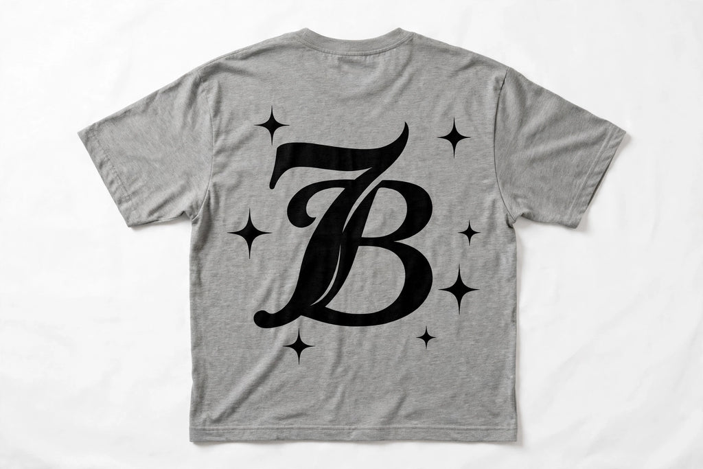 Seven Blessings 7B Monogram Tee (White)