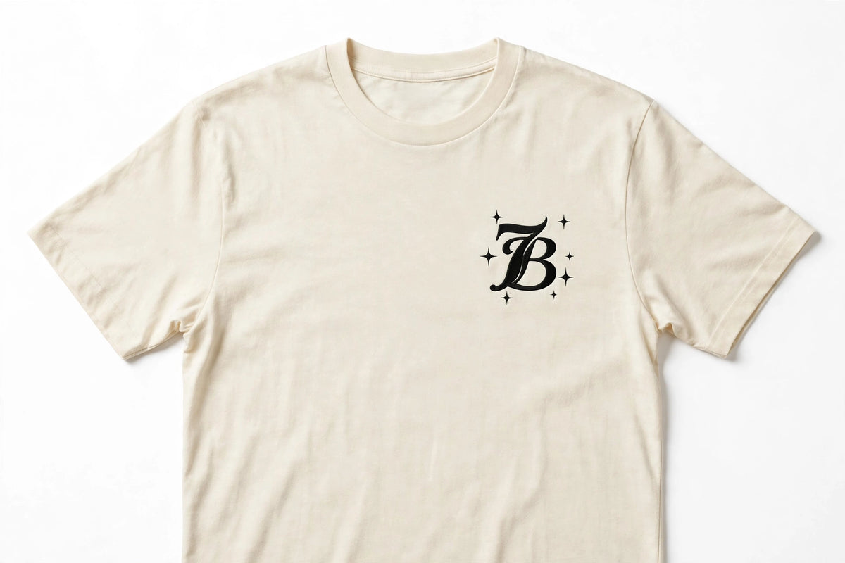 Seven Blessings 7B Monogram Tee (White)