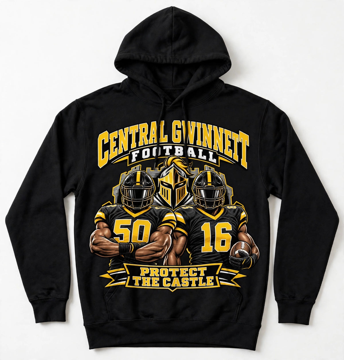 Custom Central Gwinnett Football Hoodie