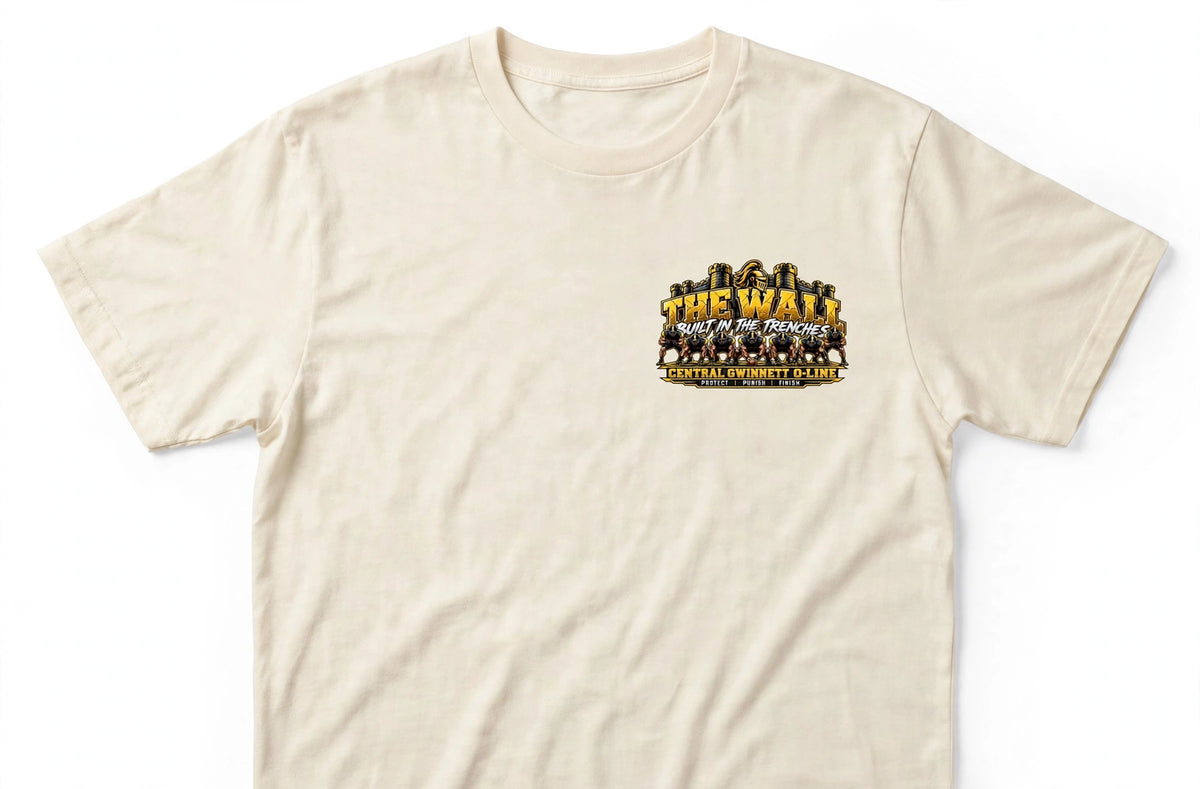 Central Gwinnett O-Line The Wall Tee