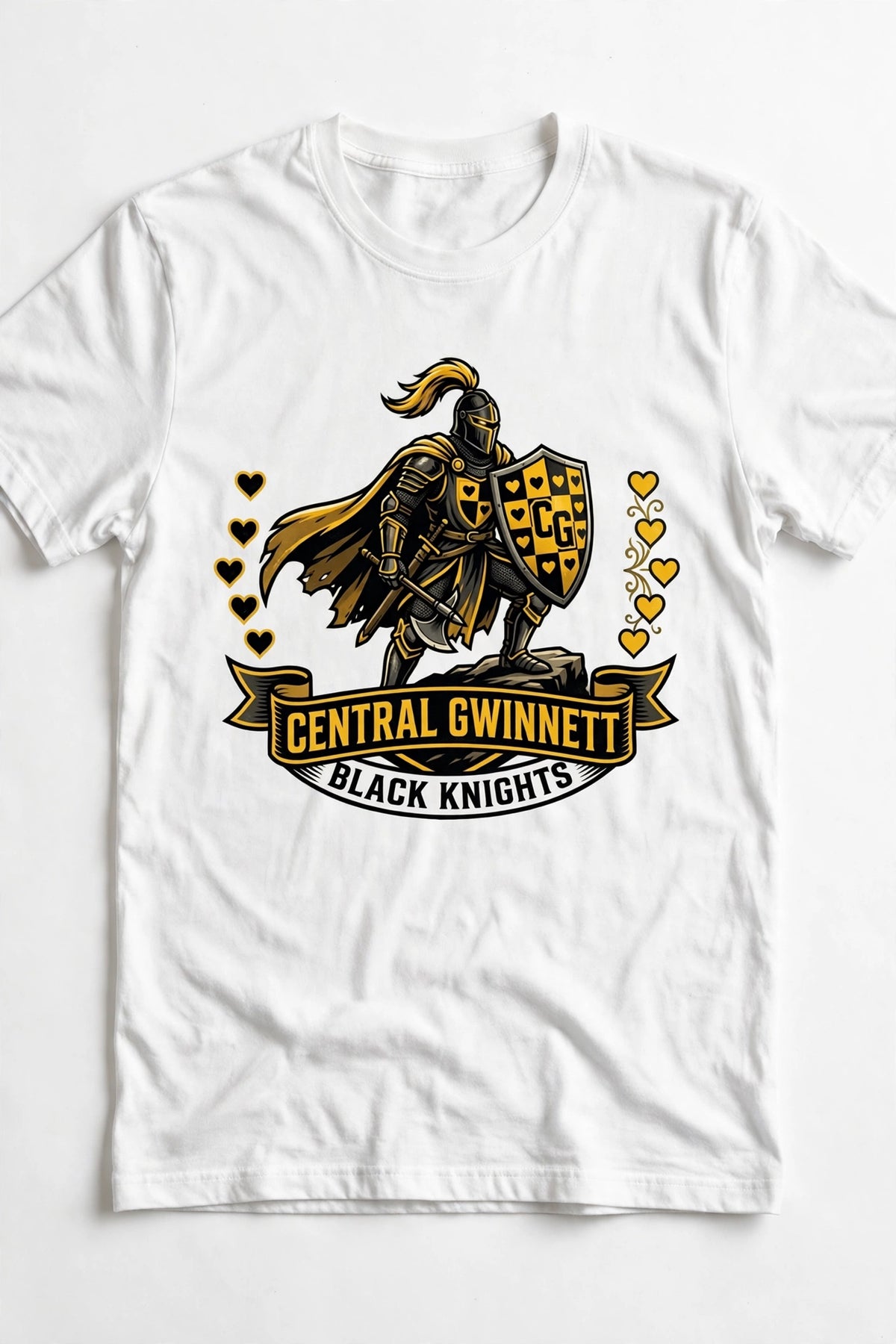 Central Gwinnett Black Knights Crest Tee