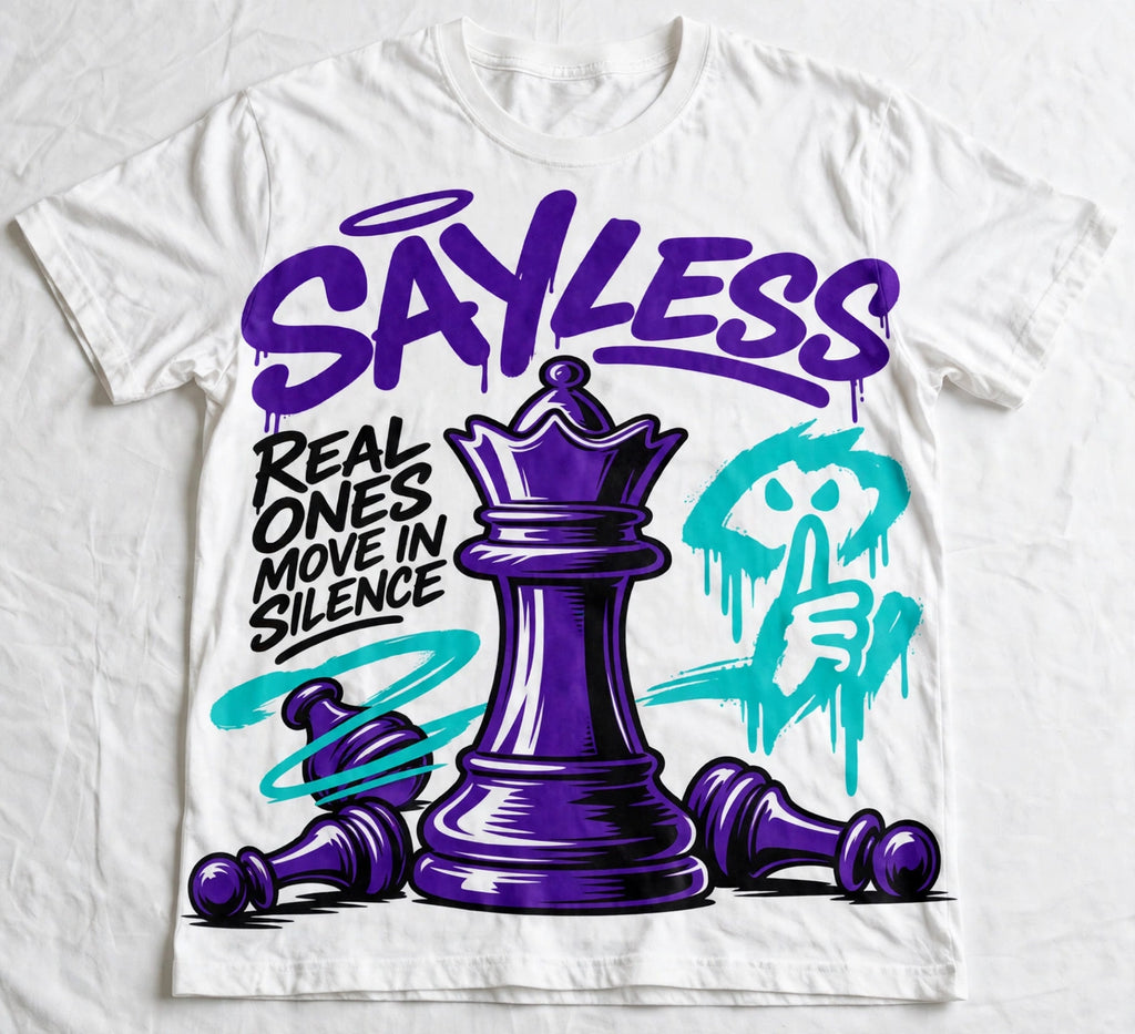 Sayless Real Ones Move in Silence Tee (Purple)
