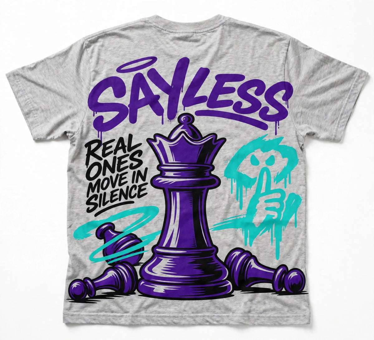 Sayless Real Ones Move in Silence Tee (Purple)