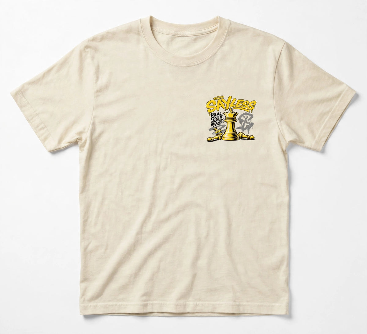 Sayless Real Ones Move in Silence Tee (Gold)