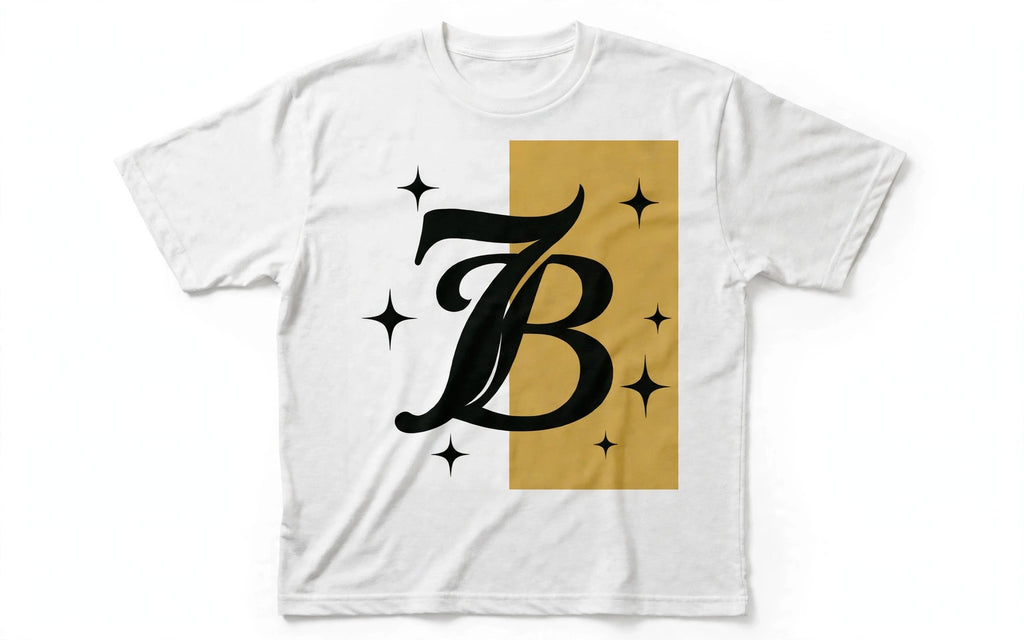 Seven Blessings 7B Monogram Tee (Two-Tone)