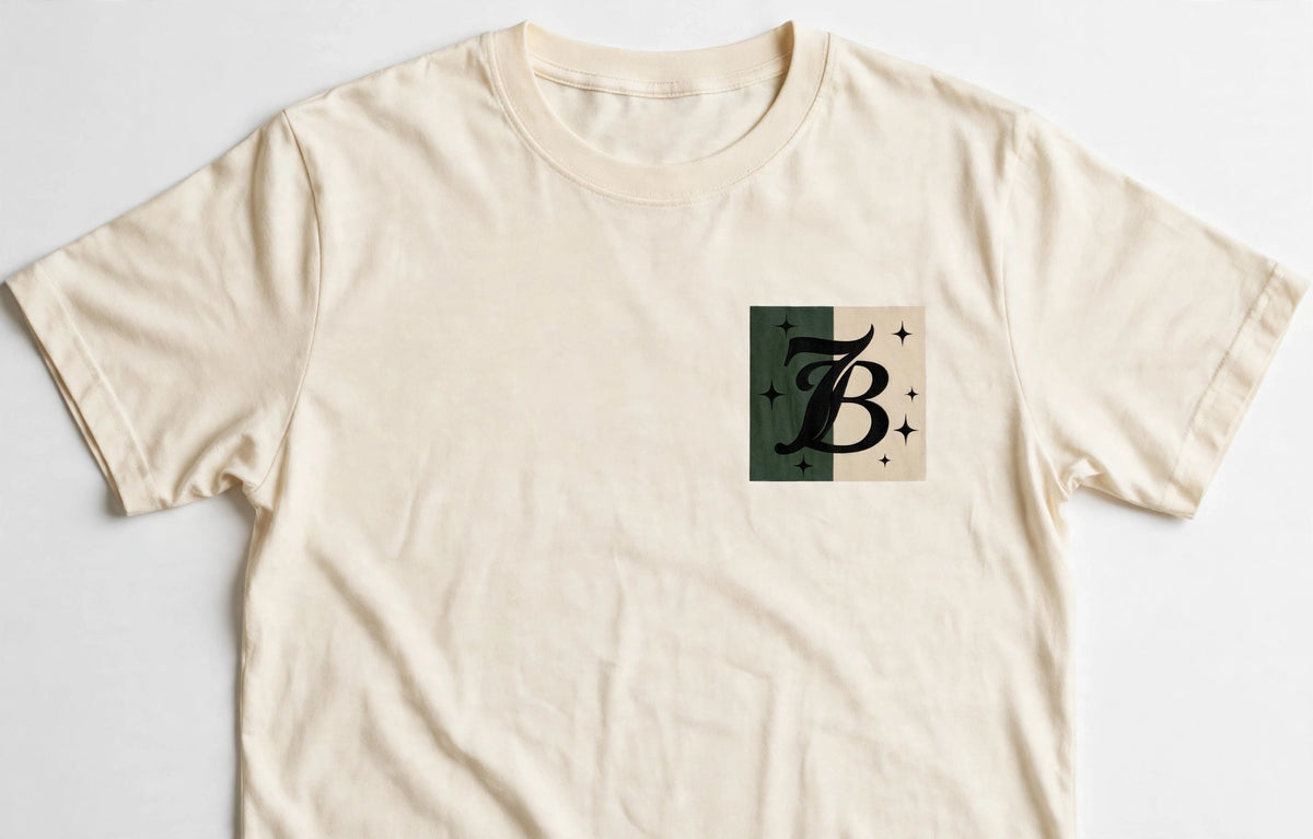 Seven Blessings 7B Monogram Tee (Two-Tone)