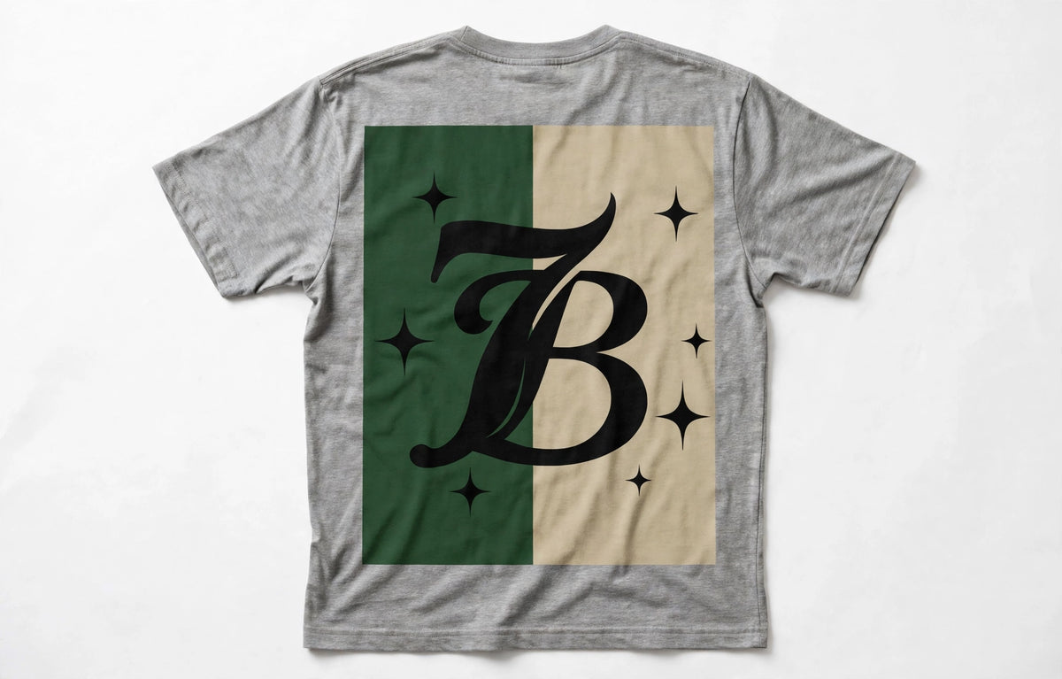Seven Blessings 7B Monogram Tee (Two-Tone)